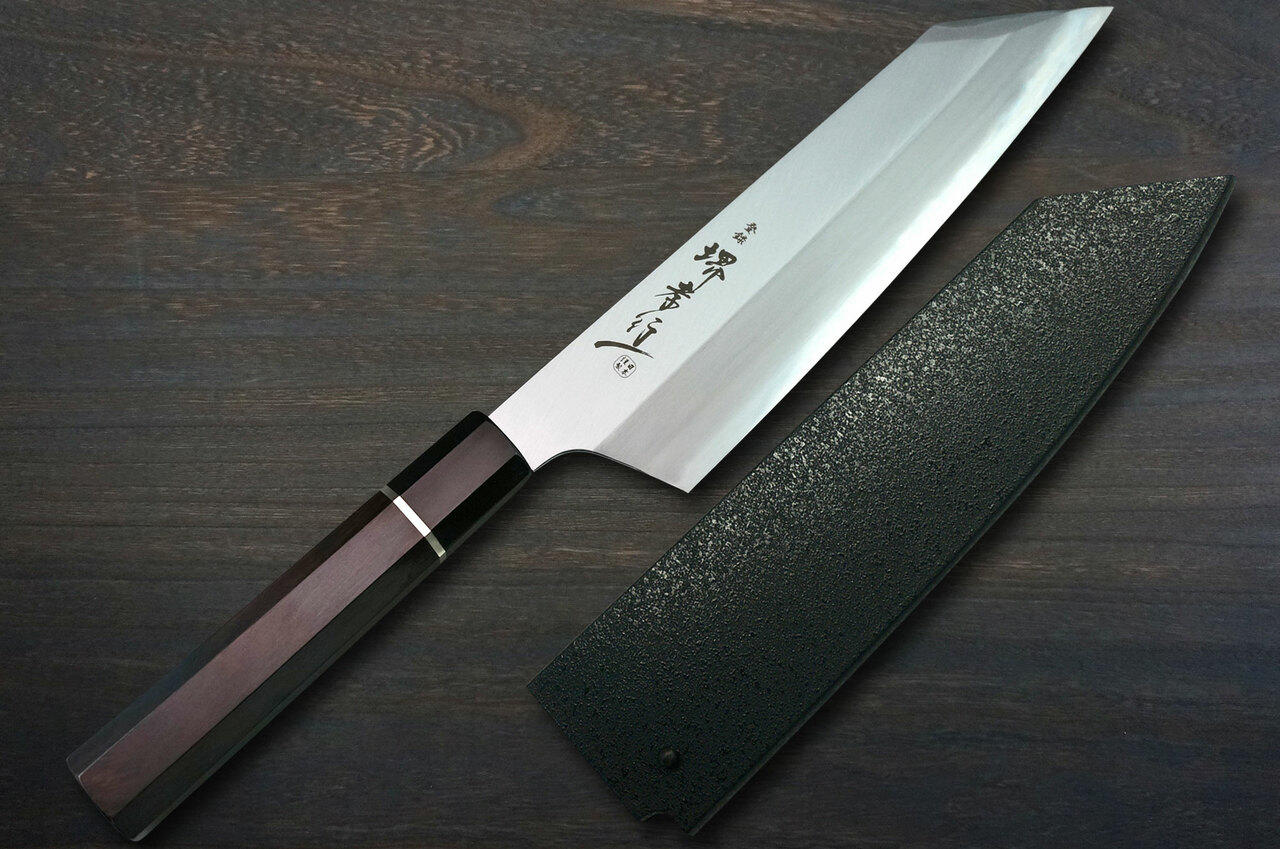 Sakai Takayuki Homura Premium (Aogami 2 steel) Japanese Chef's Kengata-Gyuto Knife 225mm